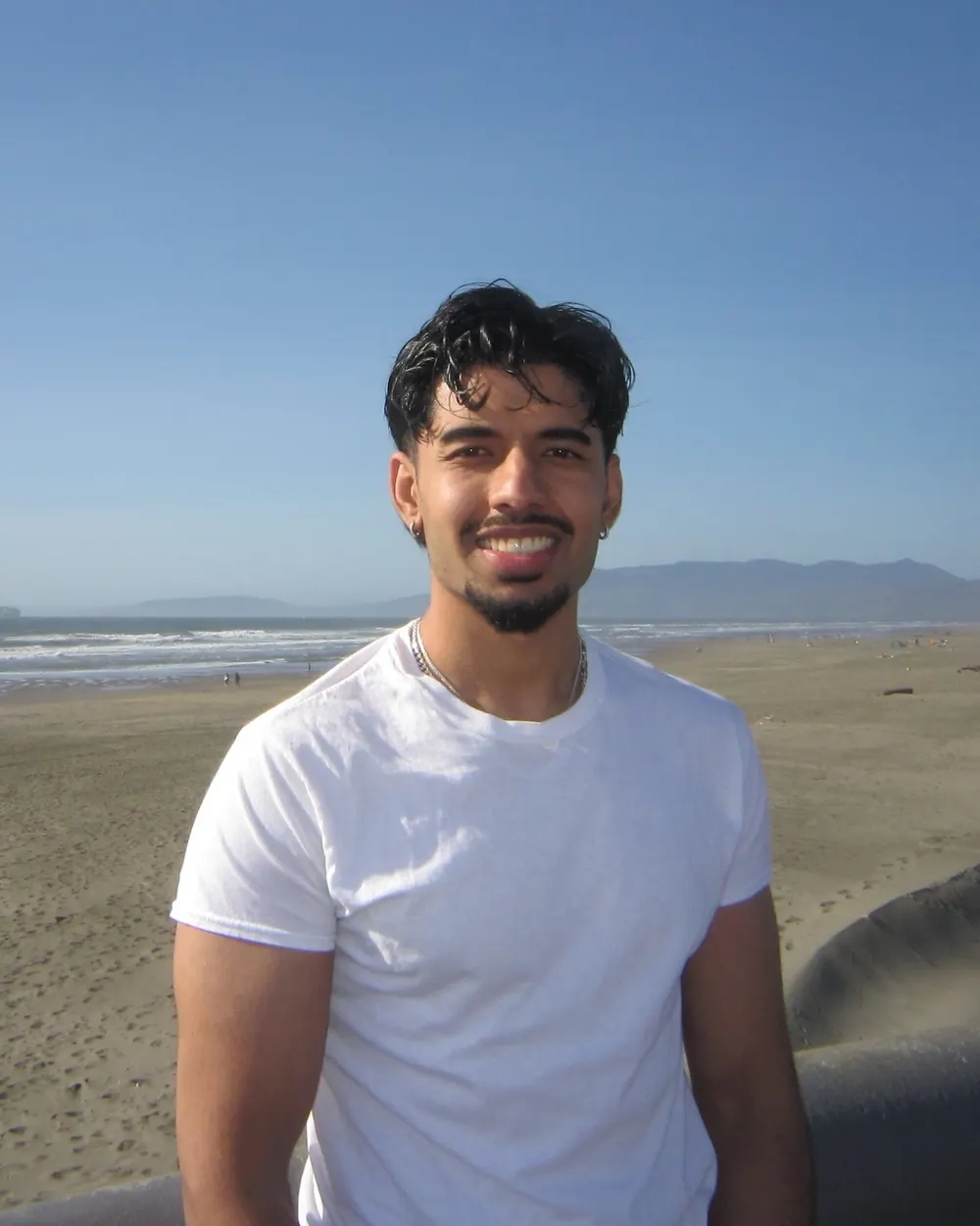 Kartikey at Ocean Beach, San Francisco